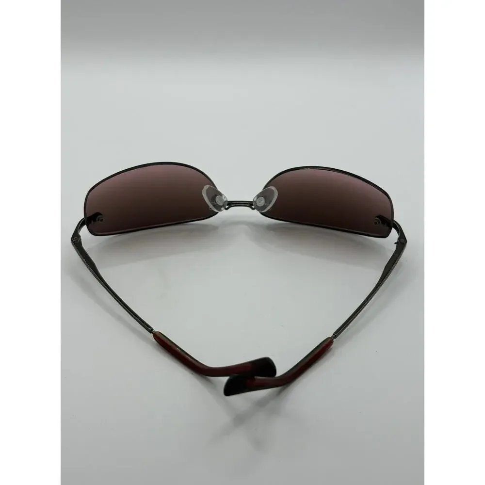 Panama Jack Rimless Sunglasses Brown Gradient Rectangular Unisex PJ659 59